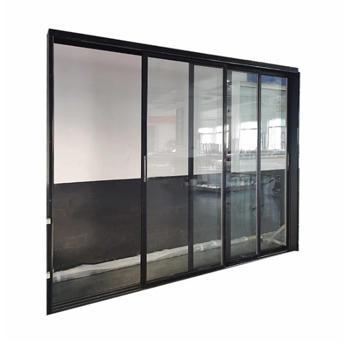 black aluminium sliding doors 3